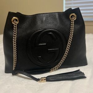 Authentic Gucci Soho Bag - Black